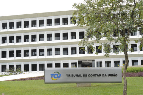 Fachada do Tribunal de Contas da União, em Brasília